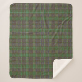Cabin Forest Green Karo Sherpadecke