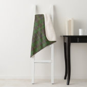 Cabin Forest Green Karo Sherpadecke (Beispiel)