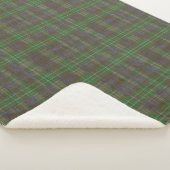 Cabin Forest Green Karo Sherpadecke (3/4)