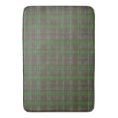 Cabin Forest Green Tartan Badematte (Vorderseite Vertikal)