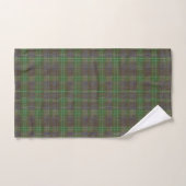 Cabin Forest Green Tartan Badhandtuch Set (Handtuch)