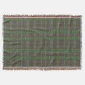 Cabin Forest Green Tartan Decke (Vorderseite)