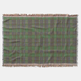 Cabin Forest Green Tartan Decke