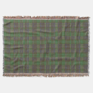 Cabin Forest Green Tartan Decke