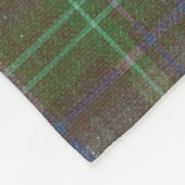 Cabin Forest Green Tartan Fleecedecke (Ecke)