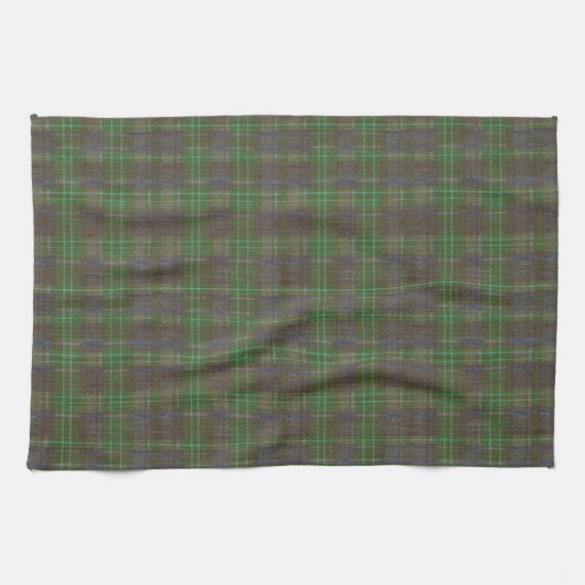Cabin Forest Green Tartan Geschirrtuch (Horizontal)