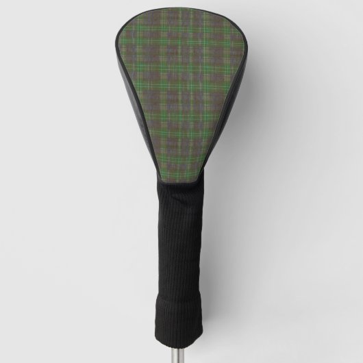 Cabin Forest Green Tartan Golf Headcover (Vorderseite)