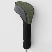 Cabin Forest Green Tartan Golf Headcover (angewinkelt)