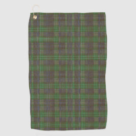 Cabin Forest Green Tartan Golfhandtuch