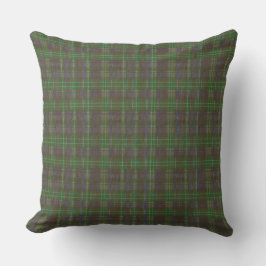 Cabin Forest Green Tartan Kissen