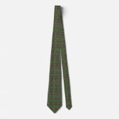 Cabin Forest Green Tartan Krawatte (Vorderseite)