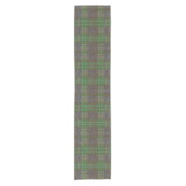 Cabin Forest Green Tartan Kurzer Tischläufer