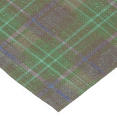 Cabin Forest Green Tartan Kurzer Tischläufer (Ecke)
