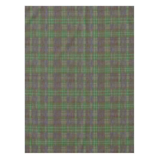 Cabin Forest Green Tartan Tischdecke (Vorderseite)