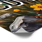 Cabin Guardian: Raccoon's Night Watch Poster (Ecke)