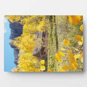 Cabin in Aspens Fotoplatte