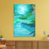 Cabin in the Woods Leinwanddruck (Insitu (Wohnzimmer))