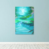 Cabin in the Woods Leinwanddruck (Insitu (Holzboden))