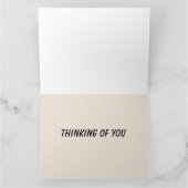 CABIN IN WOODS ART THINKING OF YOU CARDS KARTE (Innenseite)