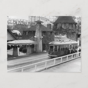 Cabin John Streetcar, 1930er Postkarte