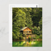 Cabin Lake House Postkarte (Vorne/Hinten)