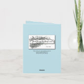 Cabin-Lake Visit-Vielen Dank für Ihre Gastfreundsc Dankeskarte (Rückseite)