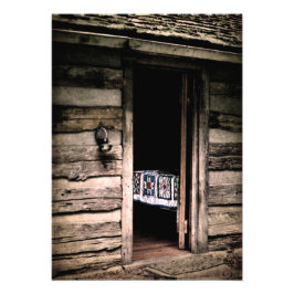 Cabin Quilt Foto Print