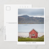Cabin Ramberg Lofoten Postkarte (Vorne/Hinten)