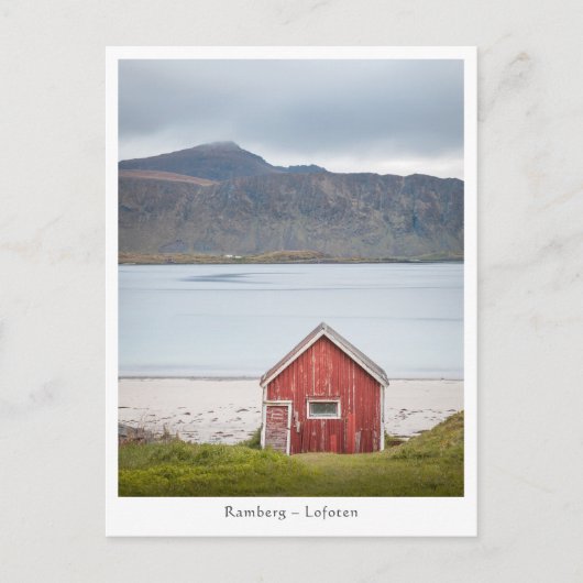 Cabin Ramberg Lofoten Postkarte (Vorderseite)