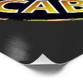 Cabin Rental Sign Poster (Ecke)