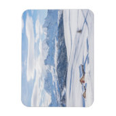 Cabin Retreat Snowscape | Dolomiten Magnet (Vertikal)
