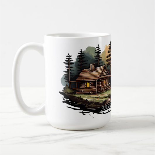 Cabin Serie 15 oz Klassische Tasse (Links)