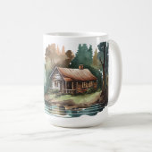 Cabin Serie 15 oz Klassische Tasse (VorderseiteRechts)