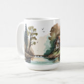 Cabin Serie 15 oz Klassische Tasse (Vorderseite Links)