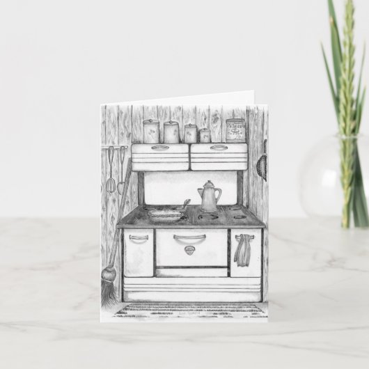 Cabin Stove Karte (Vorderseite)