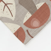 Cabincore Autumnal Stripes Fleecedecke (Ecke)