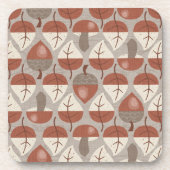 Cabincore Autumnal Stripes Getränkeuntersetzer (Vorderseite)