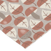 Cabincore Autumnal Stripes Großer Tischläufer (Ecke)