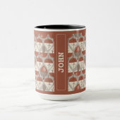 Cabincore Autumnal Stripes Tasse (Zentrum)