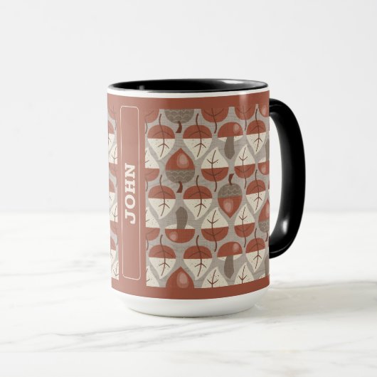 Cabincore Autumnal Stripes Tasse (VorderseiteRechts)