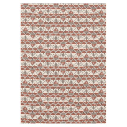 Cabincore Autumnal Stripes Tischdecke (Vorderseite)