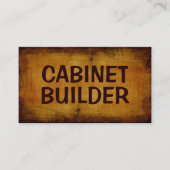 Cabinet Builder Antique Visitenkarte (Vorderseite)