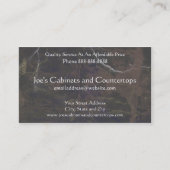 Cabinet Countertop Umsteckkarte Visitenkarte (Vorderseite)