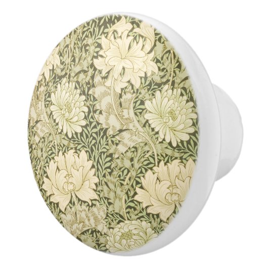 Cabinet Handles William Morris Chrysanthemum Keramikknauf (Rechts)