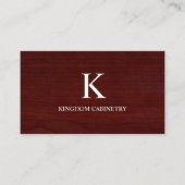 Cabinet Maker Business Card Template Visitenkarte (Vorderseite)