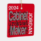 Cabinet Maker Extraordinaire CUSTOM Keramikornament (Rechts)