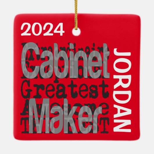 Cabinet Maker Extraordinaire CUSTOM Keramikornament (Rückseite)