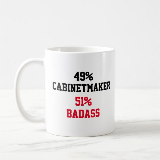 Cabinetmaker Badass Kaffeetasse (Links)