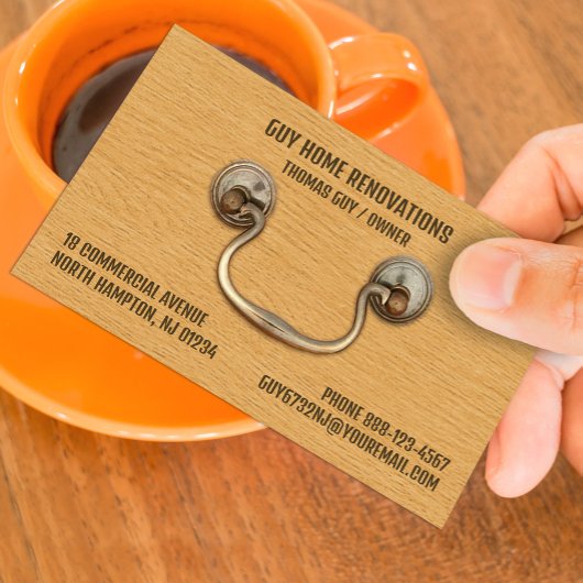 Cabinetrie Carpentry Business Card Visitenkarte