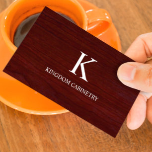 Cabinetrie Carpentry Business Card Visitenkarte